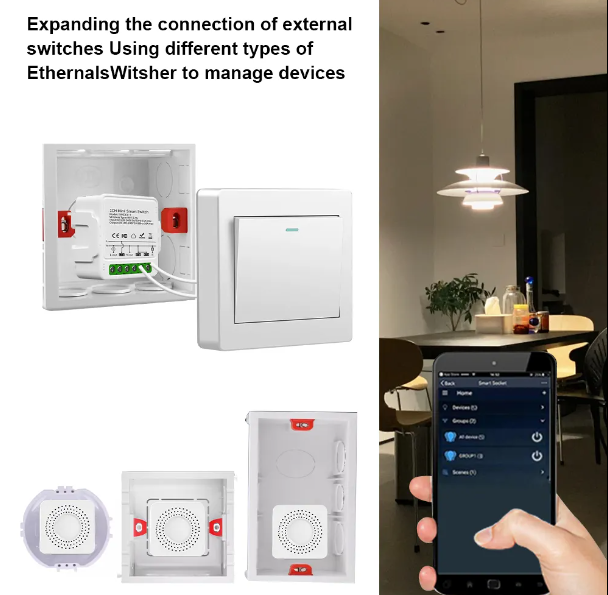 Smart Home WiFi Switch Module – 3CH, 10A